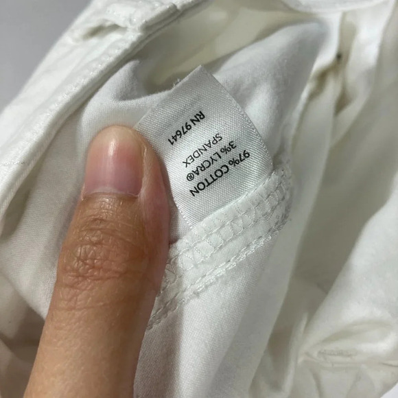 J.Jill White Straight Leg Business/Office High Rise Pants size 22 - Picture 3 of 13